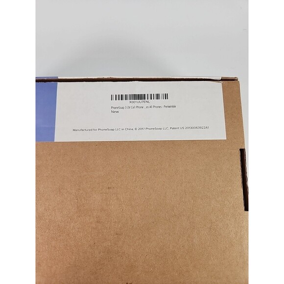 PhoneSoap V3 UV Cellphone Sanitizer Periwinkle w/ Power Cord Box - Picture 5 of 14